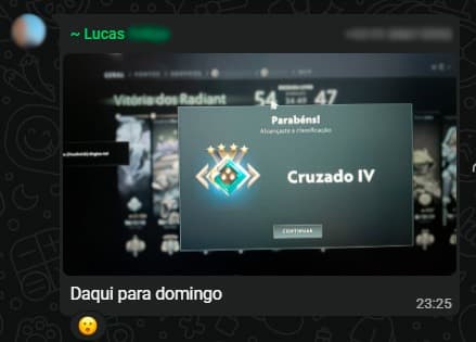 Depoimento de aluno da DOTAFLIX