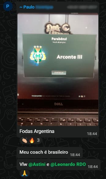 Depoimento de aluno da DOTAFLIX