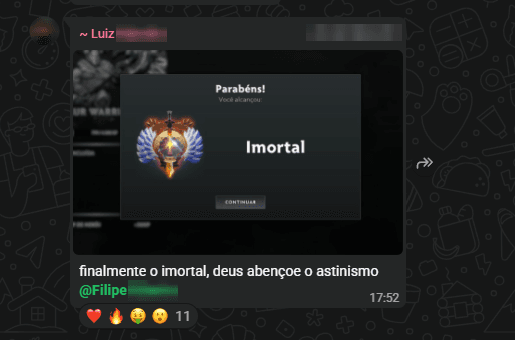 Depoimento de aluno da DOTAFLIX